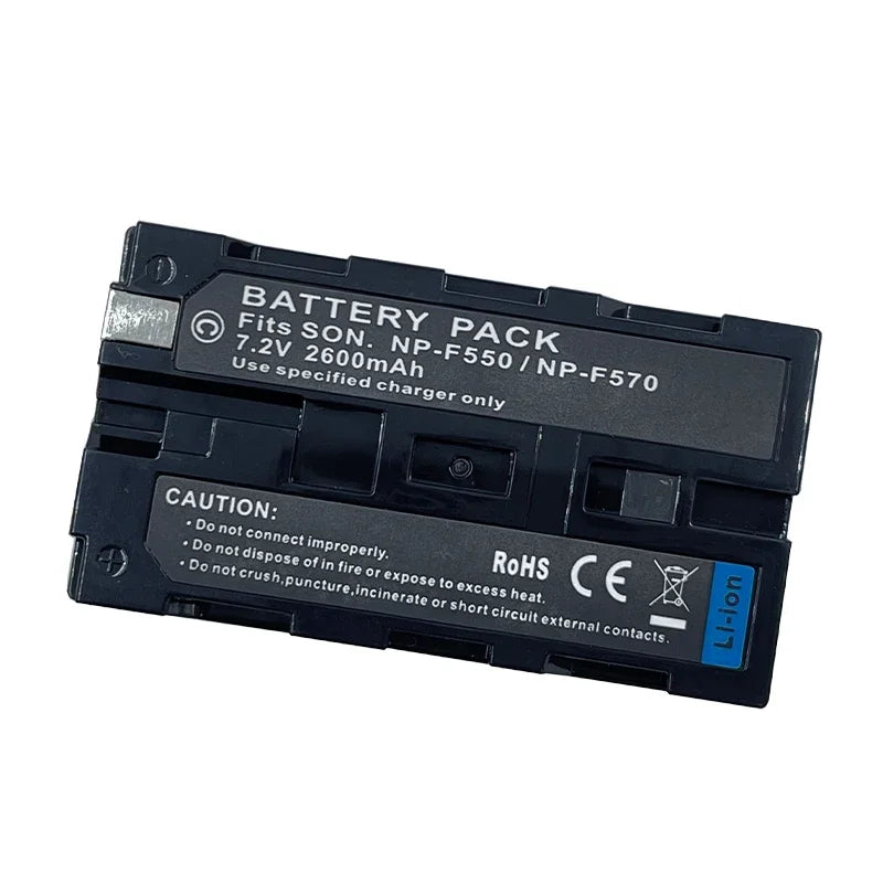 NP-F550 F530 F570 Li-Ion Battery 7.2V LCD USB Charger For Sony NP-F330 NP-F530 NP-F570 NP-F730 NP-F750 CCD-TRV81 CCD-RV100