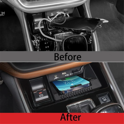 Z0C-h15W Car Wireless Charger Mobile Phone Charger Charging Pad Plate Charging Holder for Subaru Outback