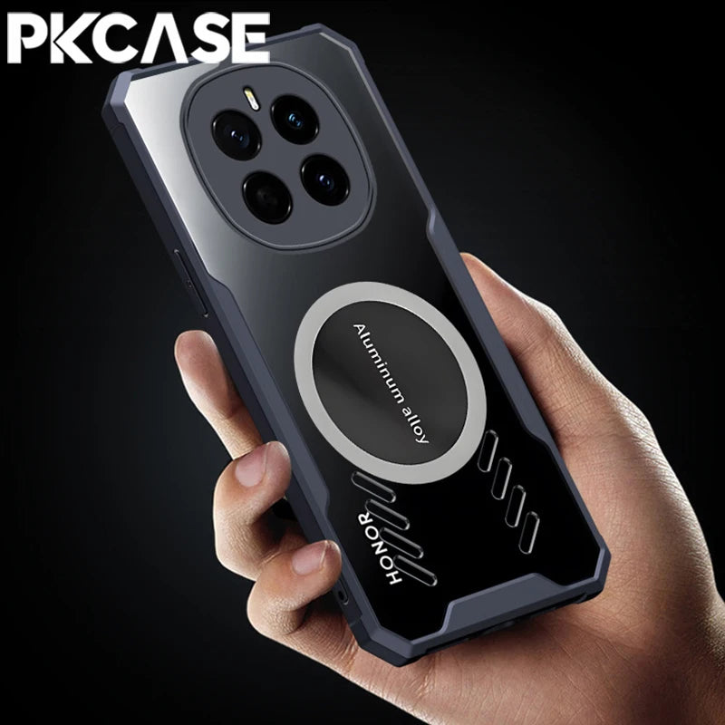 PKCASE Magnetic Heat Dissipation Phone Case For Honor 400 100 X60 X50 GT X9c Smart X9b X9a X9 5G Magic 7 Pro Lite Play 60 Cover
