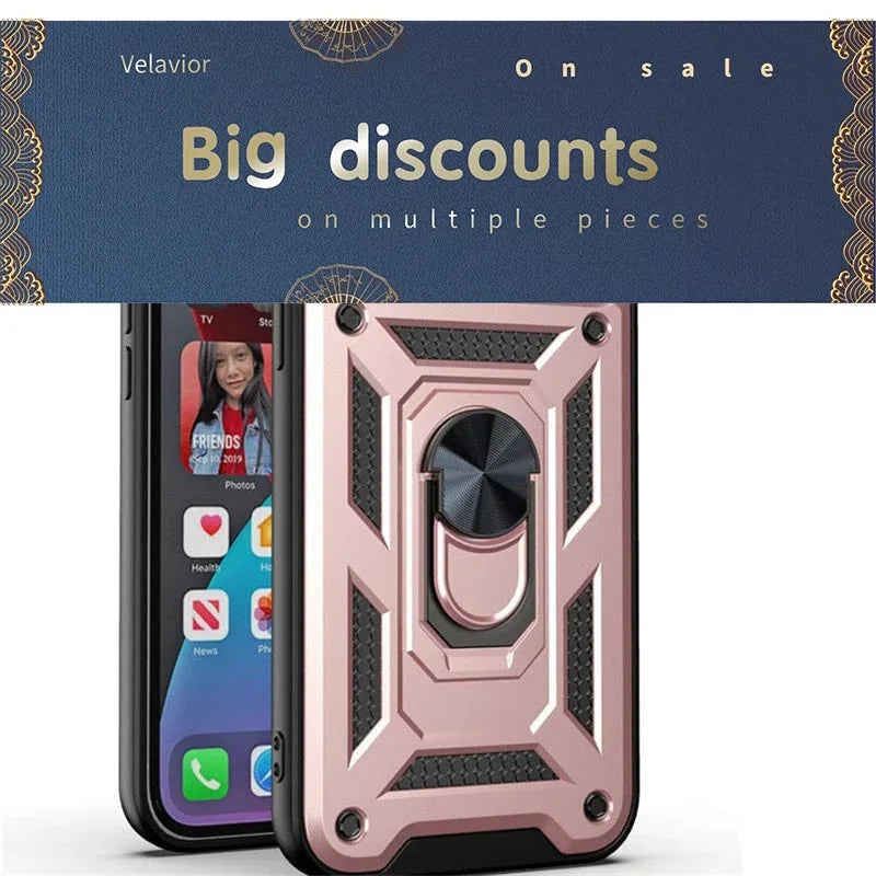 Case for Tecno Camon 40 Premier Slide Camera Protect Stand Phone Shell Funda for Camon 40 Pro 4G 30S Pro Cover