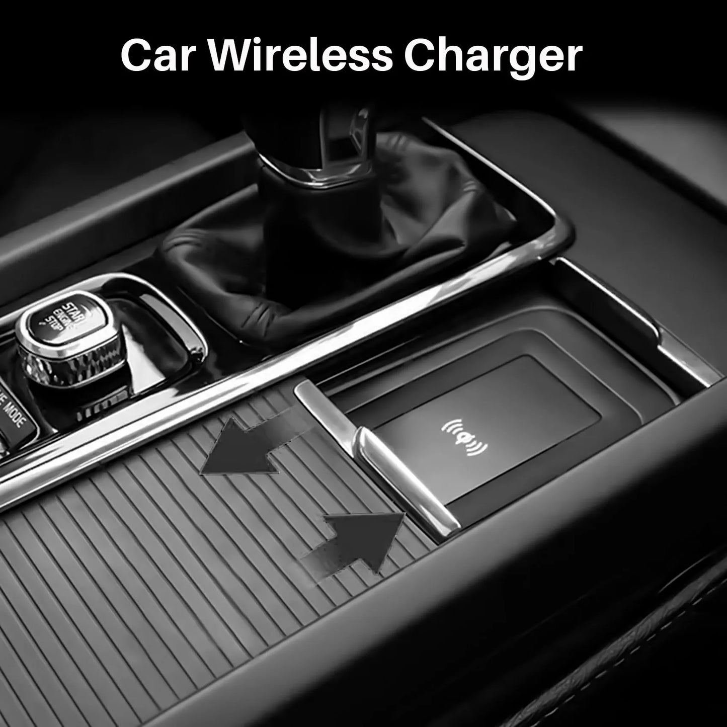 Z0C-hCar Wireless Charger for Volvo S60 V60 XC60 S90 V90 XC90 QI 2018 2019 2020 Special Mobile Phone Charging
