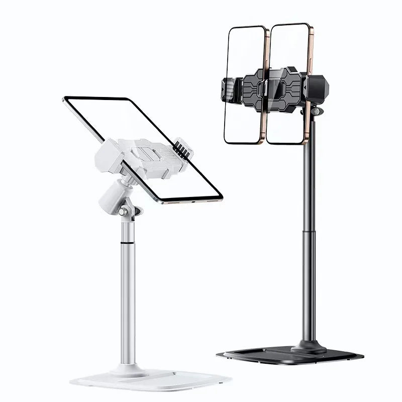 Phone Desktop Stand Live Broadcast Overhead Adjustable Lifting Telescopic Selfie Rotating Aluminum Alloy Support Frame