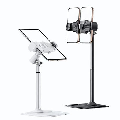 Phone Desktop Stand Live Broadcast Overhead Adjustable Lifting Telescopic Selfie Rotating Aluminum Alloy Support Frame