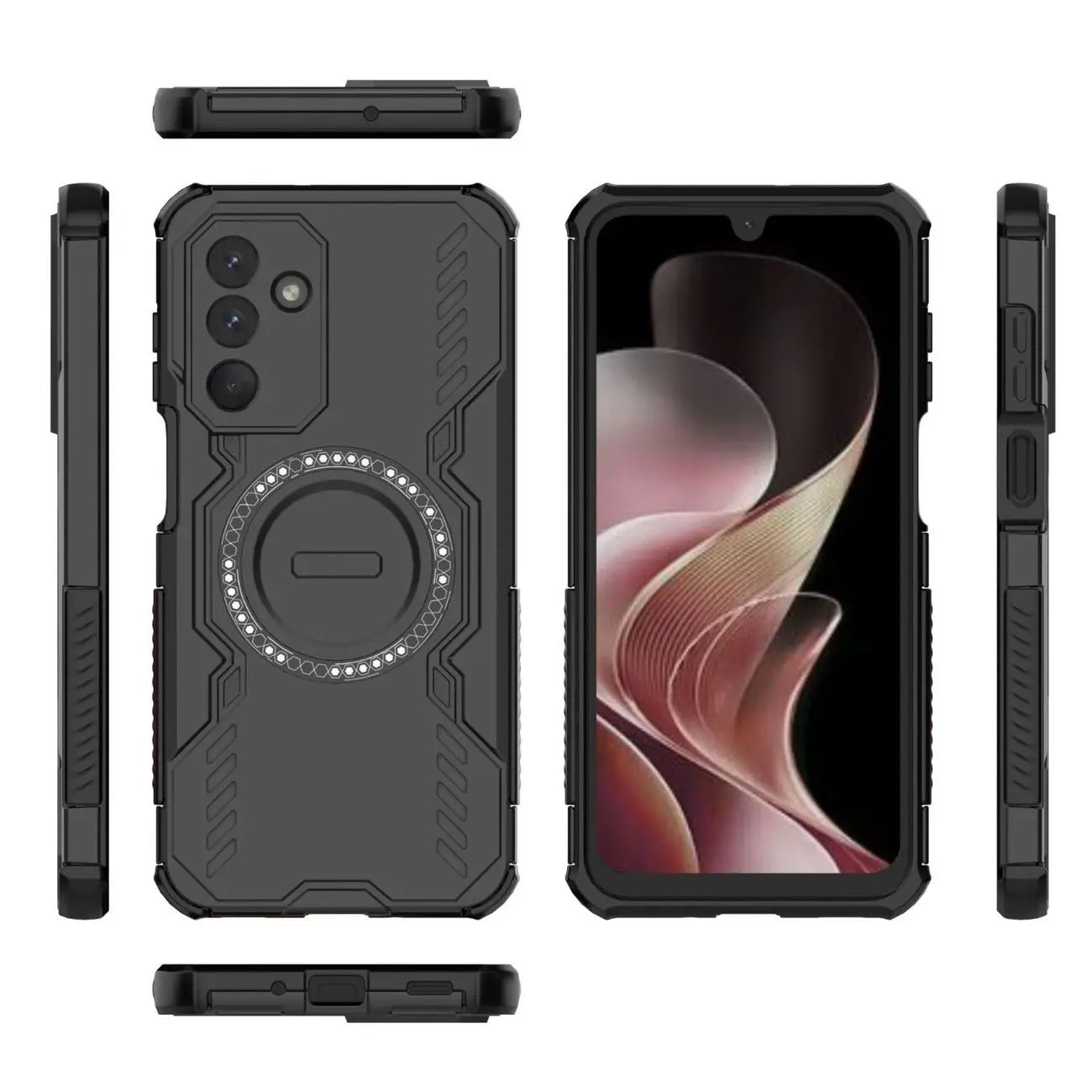 High Quality Magnetic Cooling Phone Case For Samsung Galaxy M36 A07 A56 S25 Plus S25 Ultra S25 Edge A26 M56  A36 A15 Cases