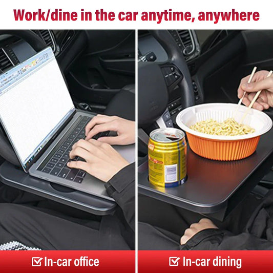 Multi-used Car Laptop Computer Desk Mount Stand Drink Food Coffee Steering Wheel Dining Table Bracket Seat Gap Filler Organizer