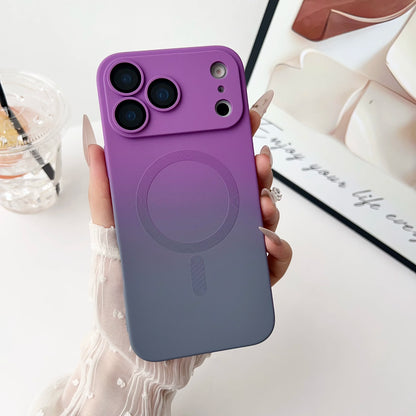 Gradient Matte TPU Magnetic For Magsafe Case For iPhone 17 Air 17 Pro Max 17 Pro 17 Shockproof Glass Lens Cover