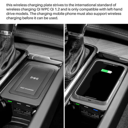 Z0C-hCar Wireless Charger for Volvo S60 V60 XC60 S90 V90 XC90 QI 2018 2019 2020 Special Mobile Phone Charging