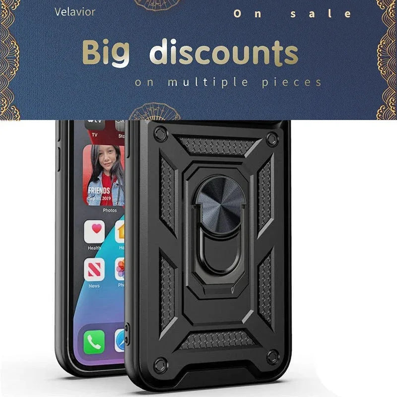 Case for Tecno Camon 40 Premier Slide Camera Protect Stand Phone Shell Funda for Camon 40 Pro 4G 30S Pro Cover